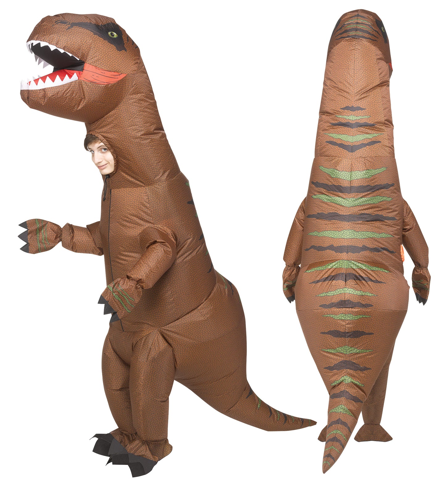 Inflatable T-Rex - Dinosaur - Costume - Child - 12-14 Large