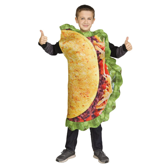 Fun World Taco Costume, One Size, Multicolor, Ages 6 and over