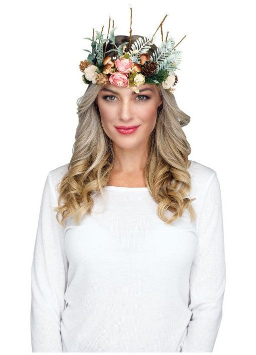 Fairy Tiara Head Wreath - Forest - Holiday - Costume Accessory - Adult Teen