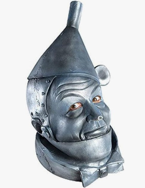 Tin Man Mask - Wizard of Oz - Latex - Silver - Costume Accessory - Adult Teen