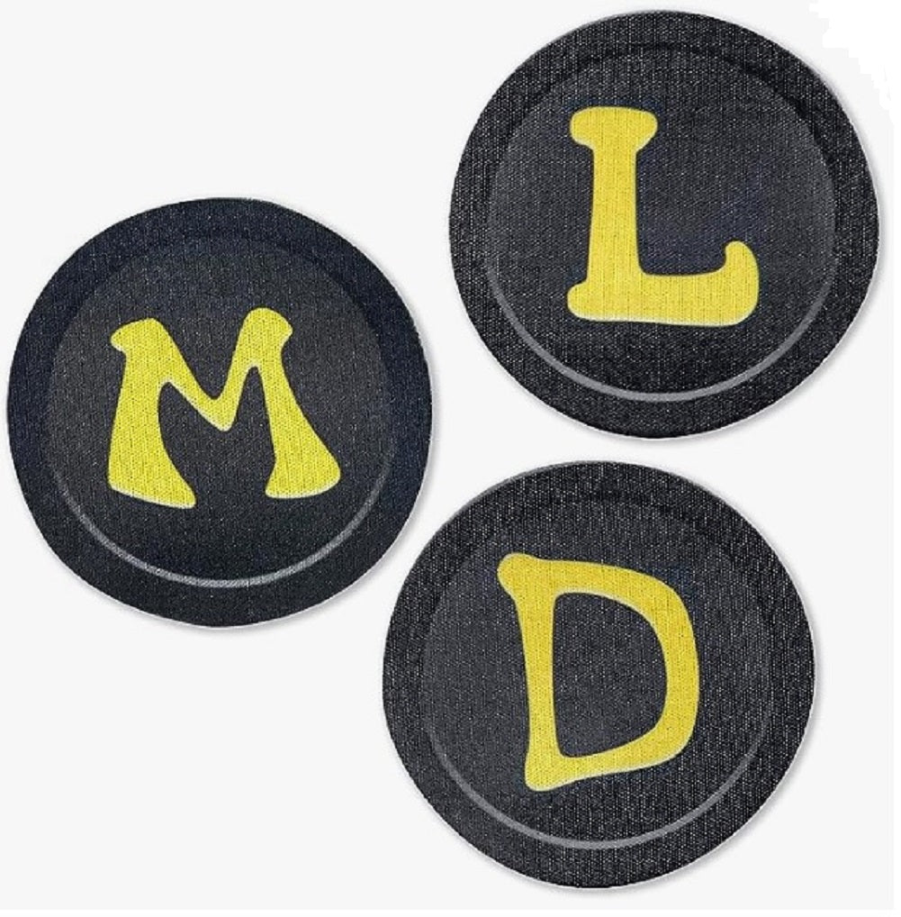 TMNT Shell Set - 4 Initial Buckles - Costume Accessory - Child Size ...