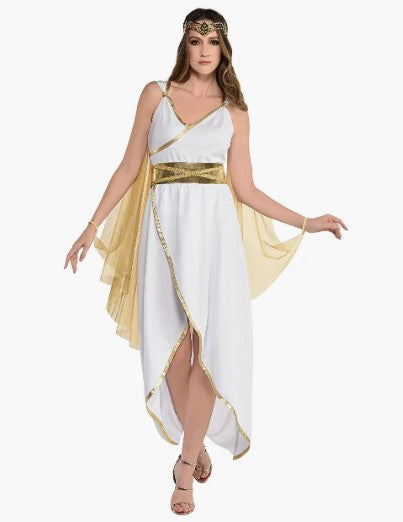 Roman/Greek Goddess Gown - Angel - Toga - White - Costume - Adult - 2 Sizes