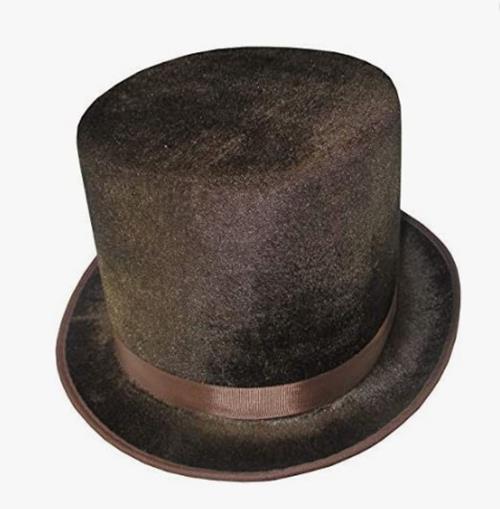 Top Hat - Willy Wonka - Dark Brown - Costume Accessory - One Size