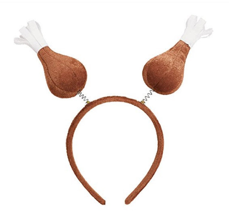 Thanksgiving Turkey Drumstick Head Boppers - Costume Accessory - Adult Teen