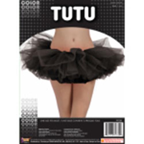 Tutu - Tulle - Black - Petticoat - Dance - Costume Accessory