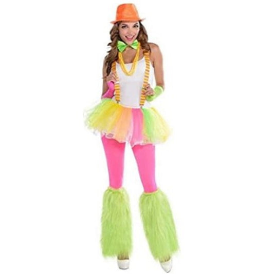 Tutu - Pride - Neon Rainbow - 80's - Blacklight - Costume Accessory - Adult Teen