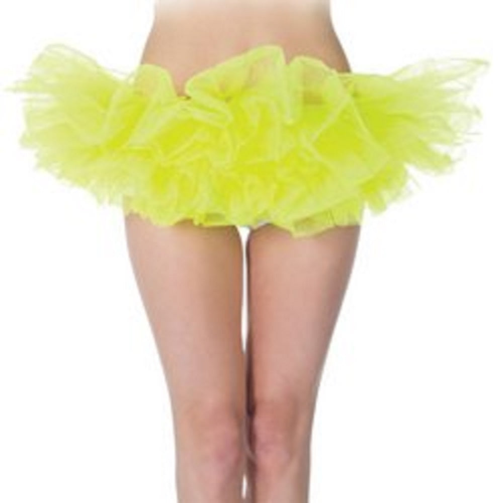 Tutu - Tulle - Neon Yellow - Petticoat - Dance - Costume Accessory