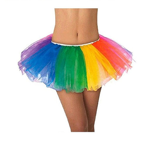 Tutu - Pride - Rainbow - 80's - Deluxe Costume Accessory - Adult Teen