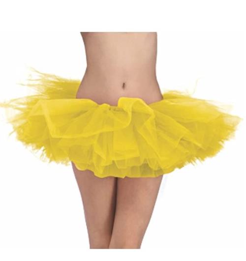 Tutu - Tulle - Yellow - Petticoat - Dance - Costume Accessory