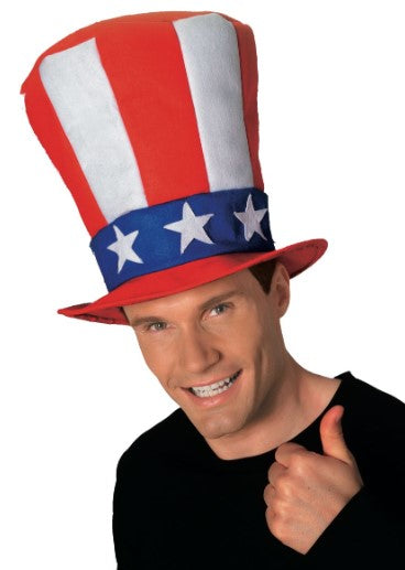 Uncle Sam Hat - Mad Hatter - Stovepipe - Costume Accessory - Adult