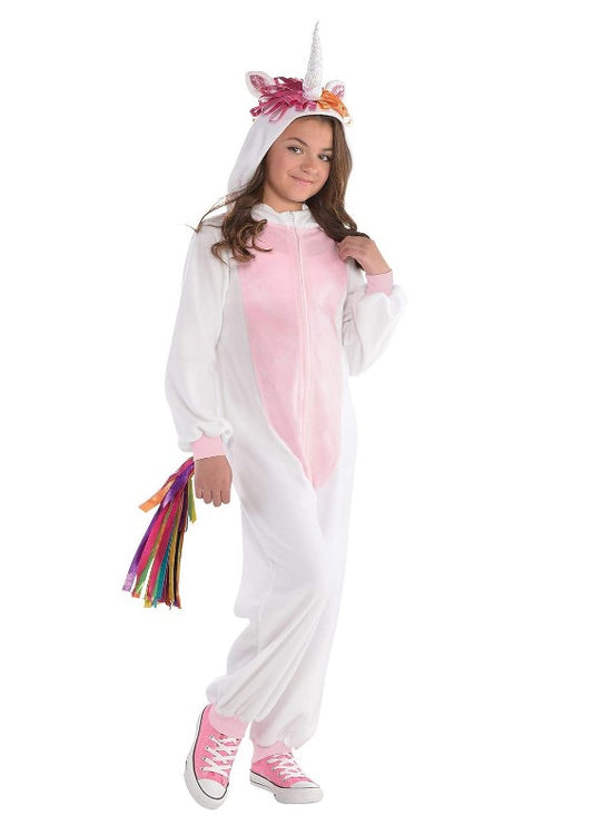 Unicorn - Zipster Jumpsuit - Costume - Child - Medium 8-10