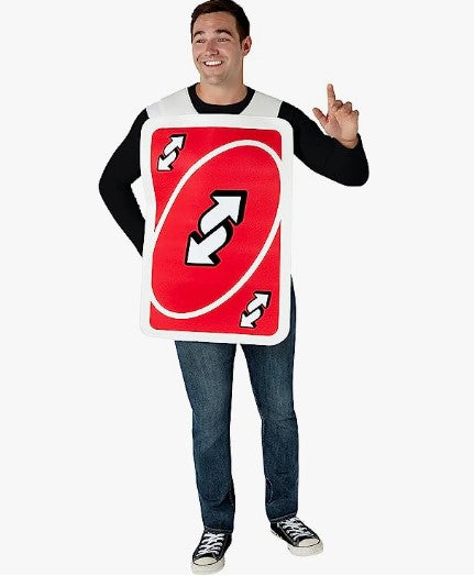 Uno Reverse Card - Tunic - Card Game - Costume - Adult Teen