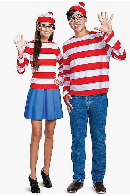 Where's Waldo - 3-Piece - Costume - Adult - 3 Sizes