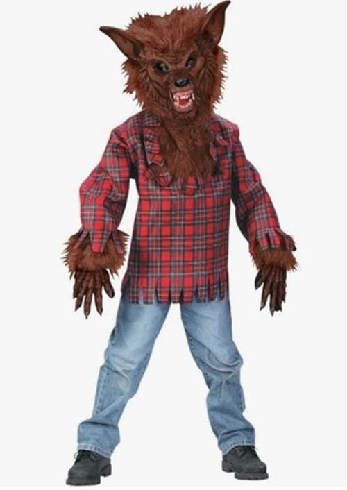 Werewolf - Mask - Brown - Costume - Child - 2 Sizes