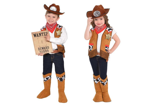 Cowboy Cowgirl Western Kit - Costume Accessories - Child Small 4-6