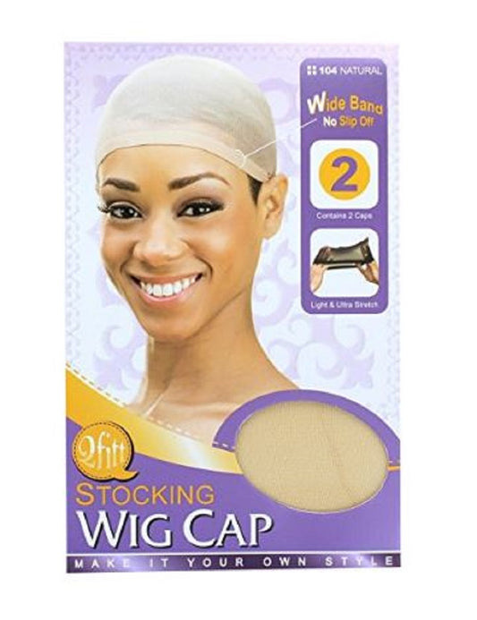 Stocking Wig Cap - Nude or Black -  2 Caps - Cosplay Costume Accessory