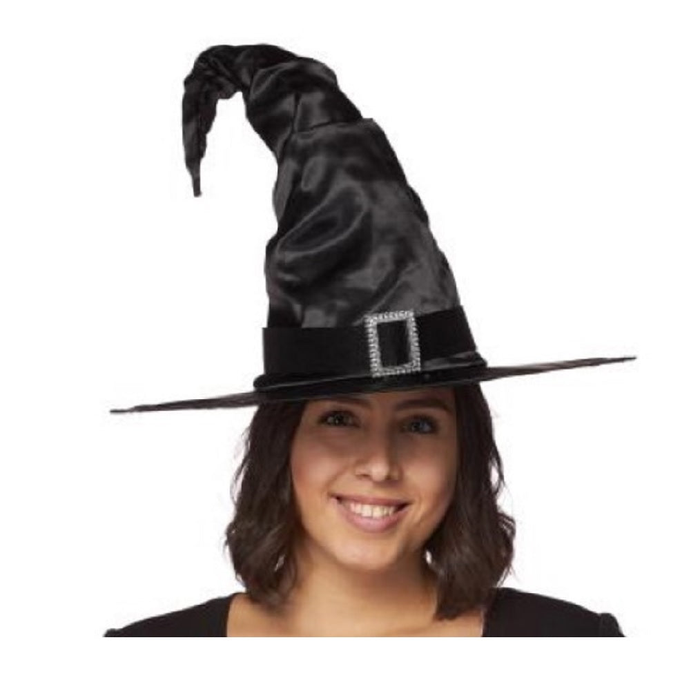 Witch Wizard Hat - 16" Tall - Black - Costume Accessory - Adult Teen