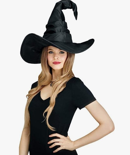 Witch Hat - Curved Cone - Costume Accessory - Teen Adult - 2 Colors