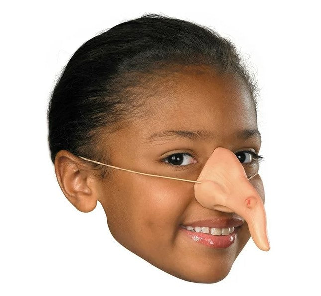 Witch Nose - Flesh - Attach with String - Costume Accessory - One Size