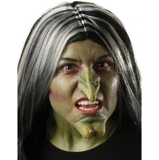 Witch Nose - Green - Theatrical Makeup - Adult Teen - Includes Spirit Gum