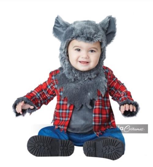 Wittle Werewolf - Grey - Costume - Infant - 2 Sizes