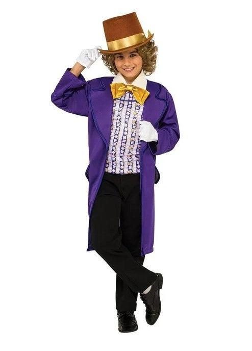 Willy Wonka - Chocolate Factory - Deluxe Costume - Child - 2 Sizes