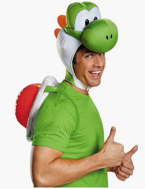 Disguise Men's Yoshi Costume Accessory Kit - Adult, Green, One Size